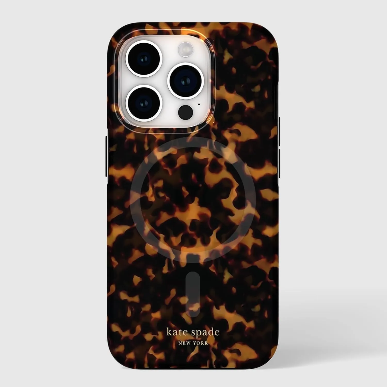 kate spade new york iPhone 15 Pro Case, Compatible with MagSafe - Tortoiseshell