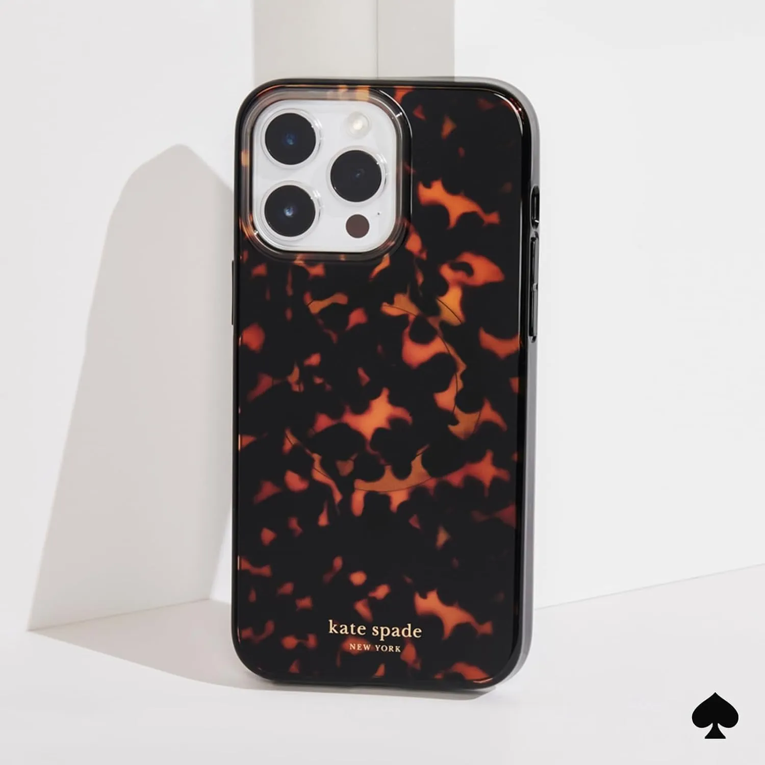 kate spade new york iPhone 15 Pro Case, Compatible with MagSafe - Tortoiseshell