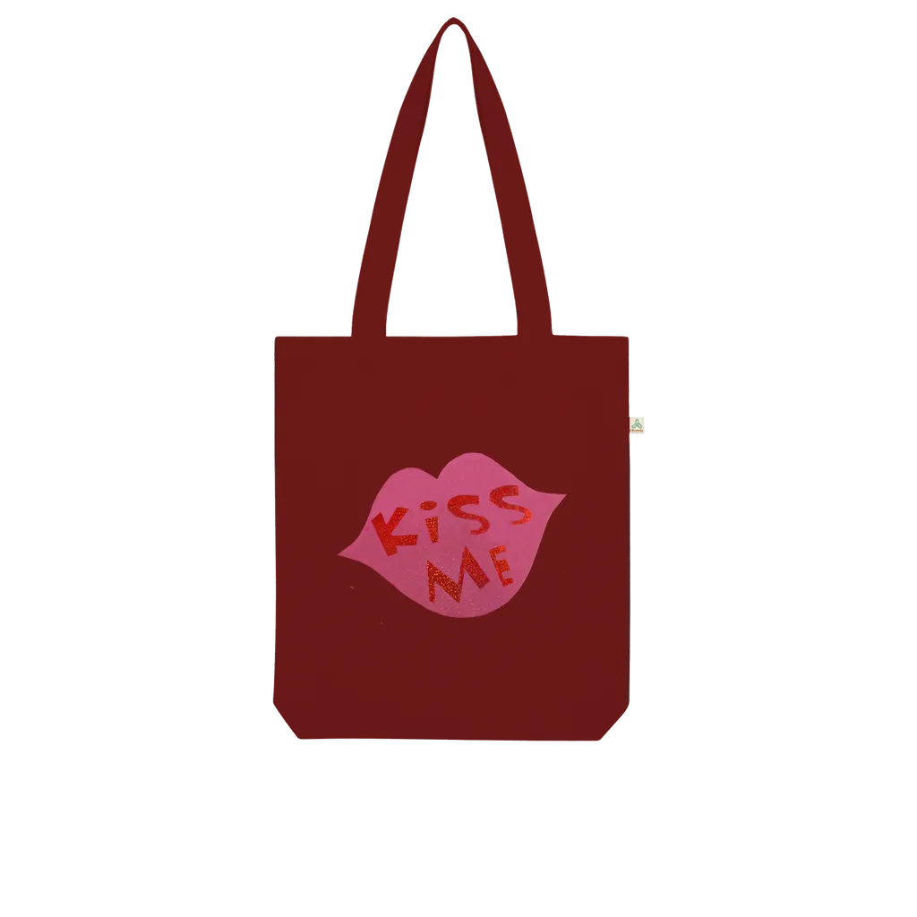 KissMe Organic Tote Bag