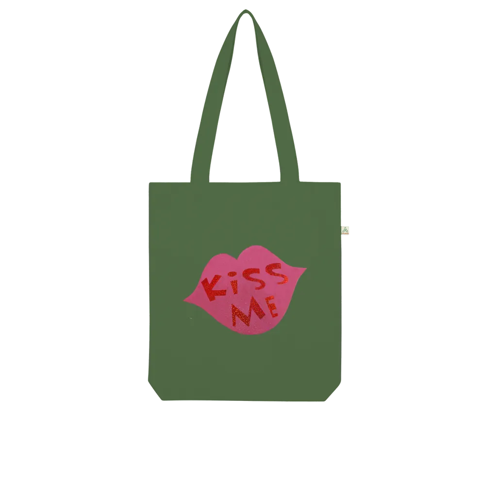KissMe Organic Tote Bag