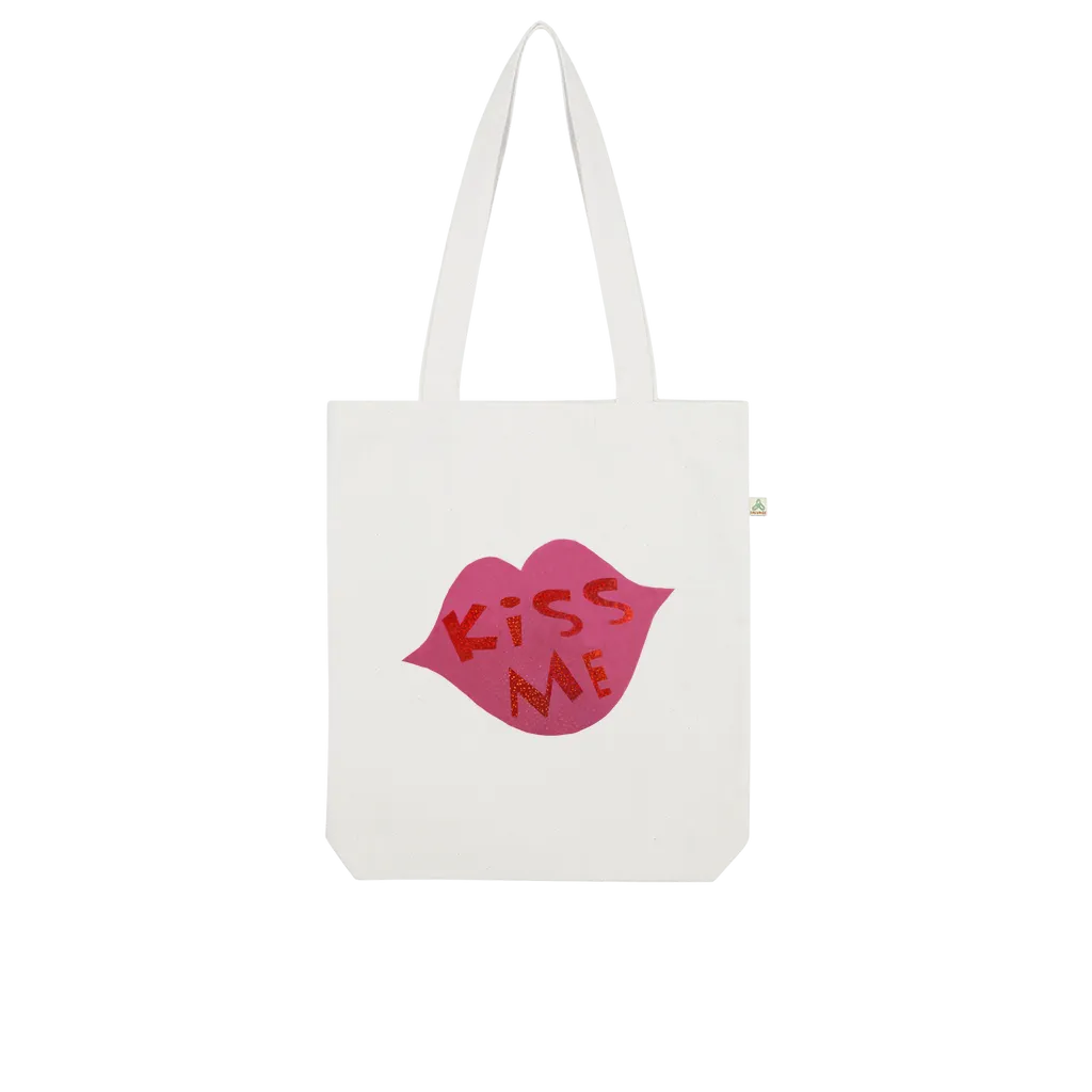 KissMe Organic Tote Bag