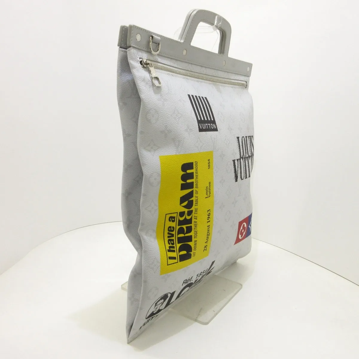 Louis Vuitton Flat Vertical  Canvas Tote Bag ()