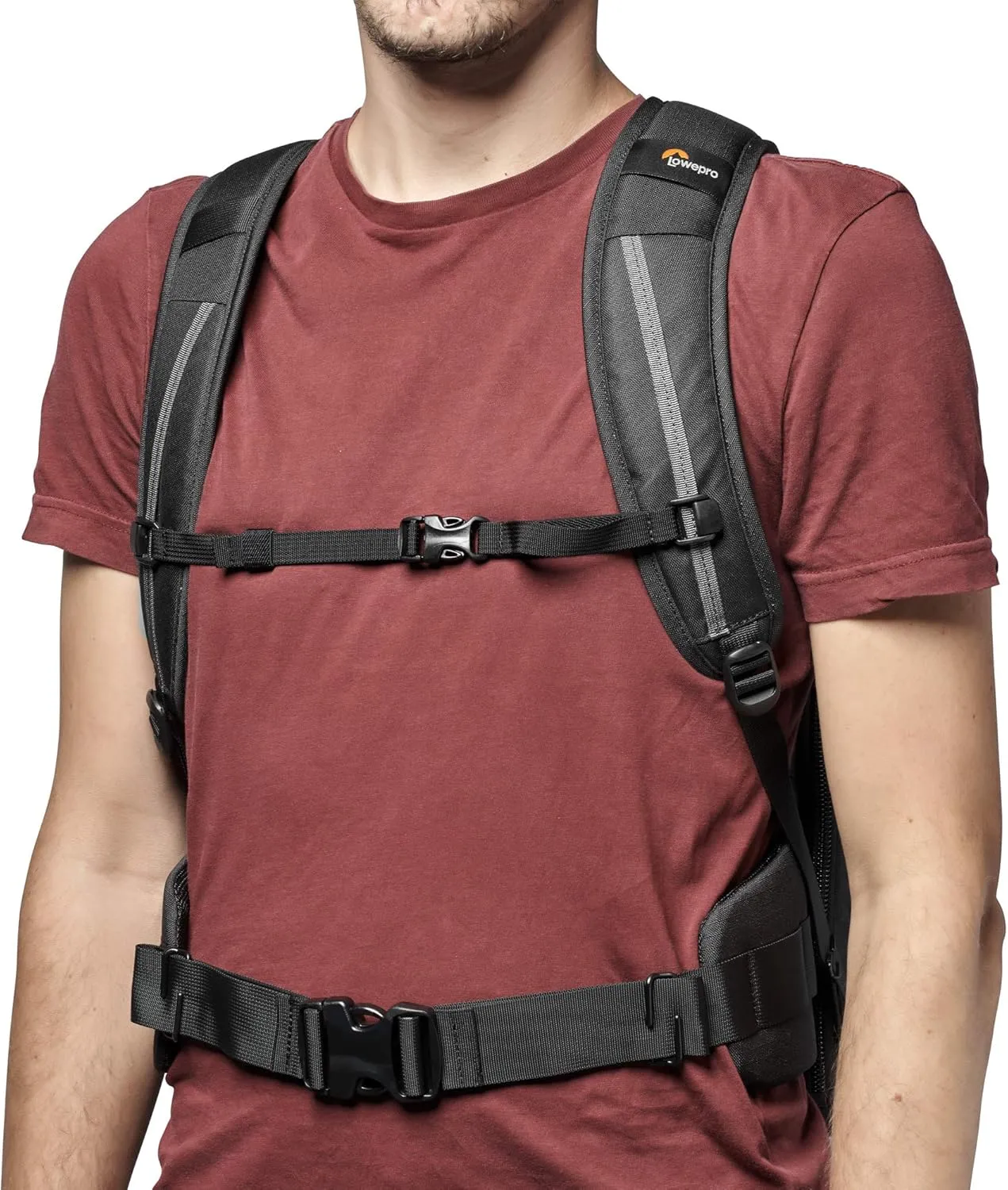 Lowepro Flipside BP 400 AW III Mirrorless and DSLR Camera Backpack - Black - with Rear Access - with Side Access - with Adjustable Dividers - for Mirrorless Like Sony 7 - LP37352-PWW
