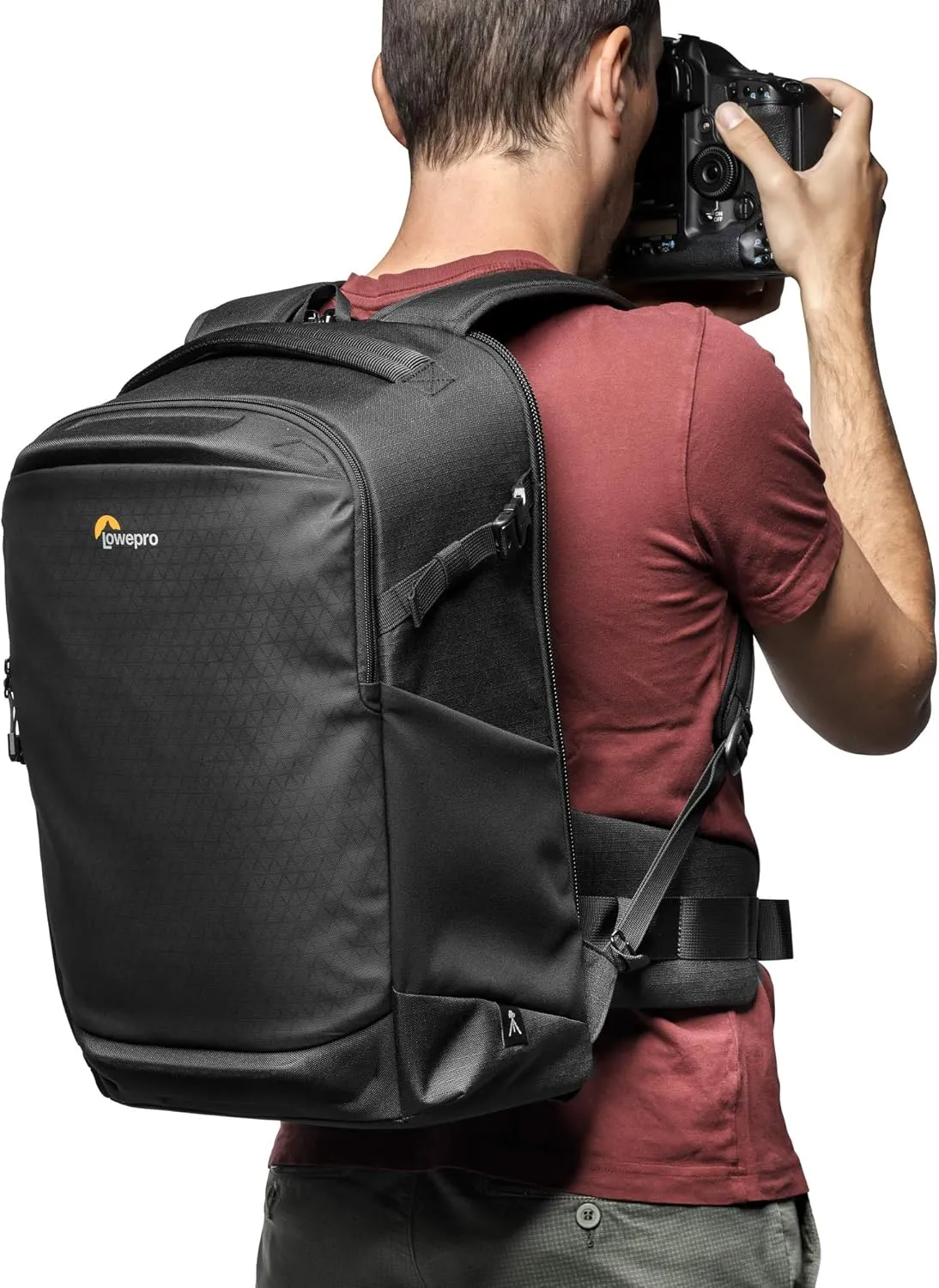 Lowepro Flipside BP 400 AW III Mirrorless and DSLR Camera Backpack - Black - with Rear Access - with Side Access - with Adjustable Dividers - for Mirrorless Like Sony 7 - LP37352-PWW