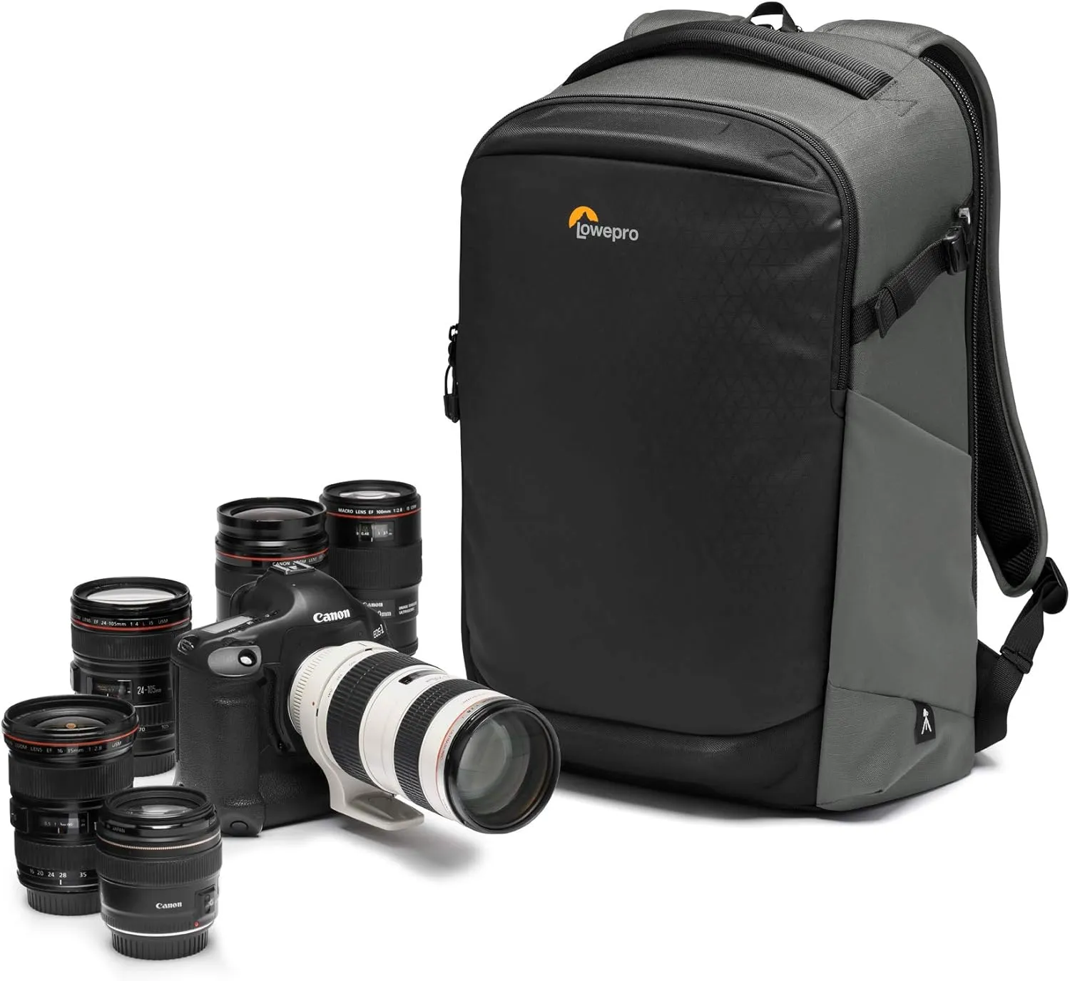 Lowepro Flipside BP 400 AW III Mirrorless and DSLR Camera Backpack - Dark Grey - with Rear Access - with Side Access - with Adjustable Dividers - for Mirrorless Like Sony 7 - LP37353-PWW