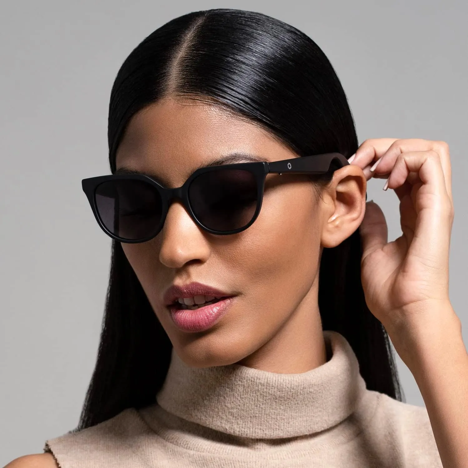 Lucyd - Open Ear Smart Glasses w/UV Protection for Women - Noise Canceling Mics, Voice Assistants Compatible  Moonshot