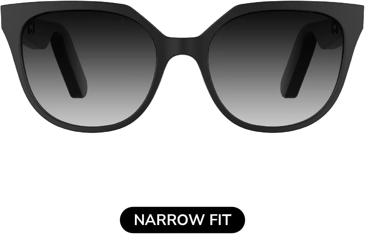 Lucyd - Open Ear Smart Glasses w/UV Protection for Women - Noise Canceling Mics, Voice Assistants Compatible  Moonshot