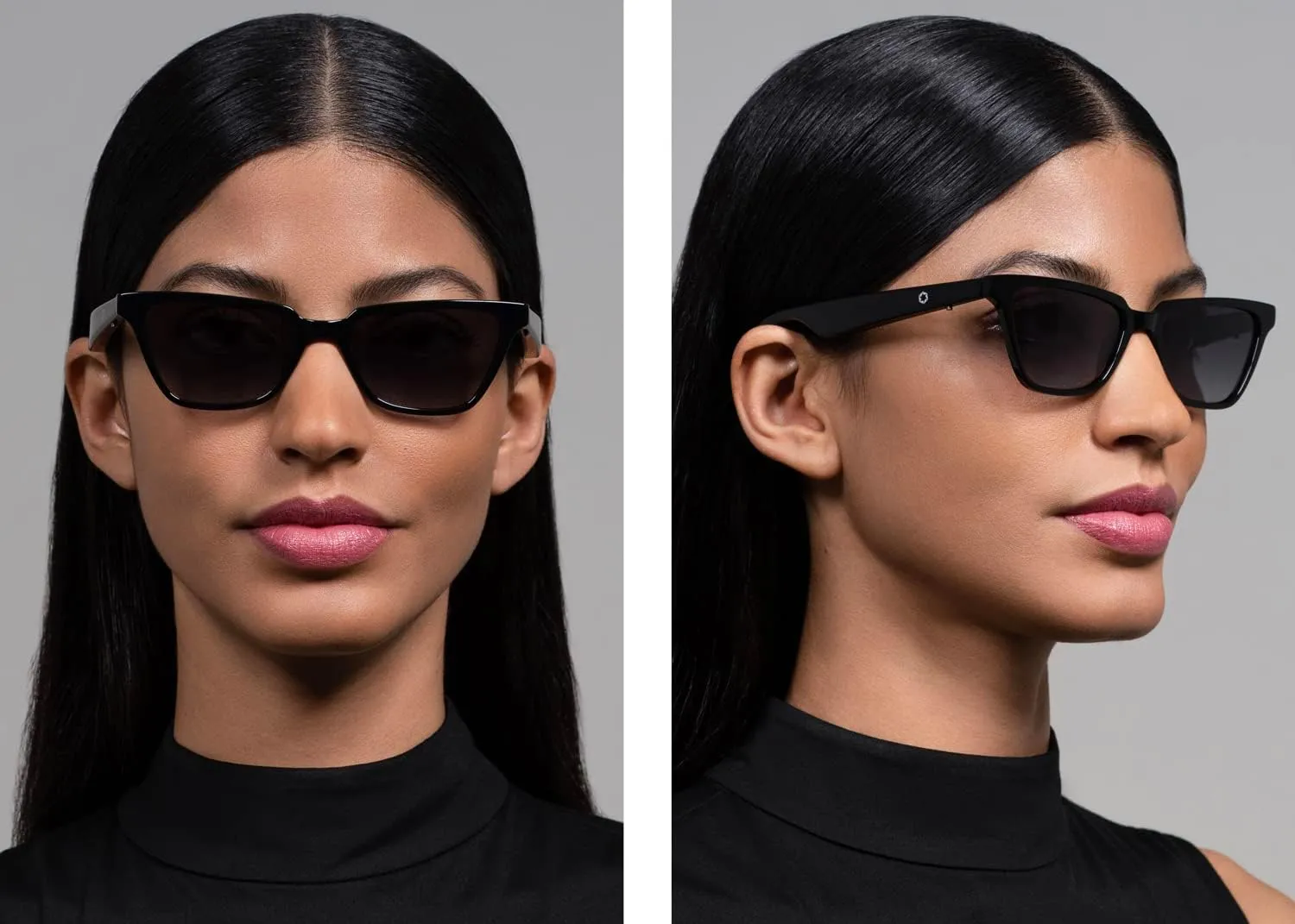 Lucyd - Smart Glasses w/UV Protection for Women - Open Ear, Noise Canceling Wireless Mics, Compatible with Voice Assistants  Nebula