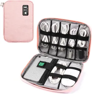 Luxtude Cord Organizer Travel, Cable Organizer Bag, Electronic Organizer Travel Case for Chargers and Cords, Tech Bag & Charger Case, Travel Essentials for Electronics Items/USB,etc