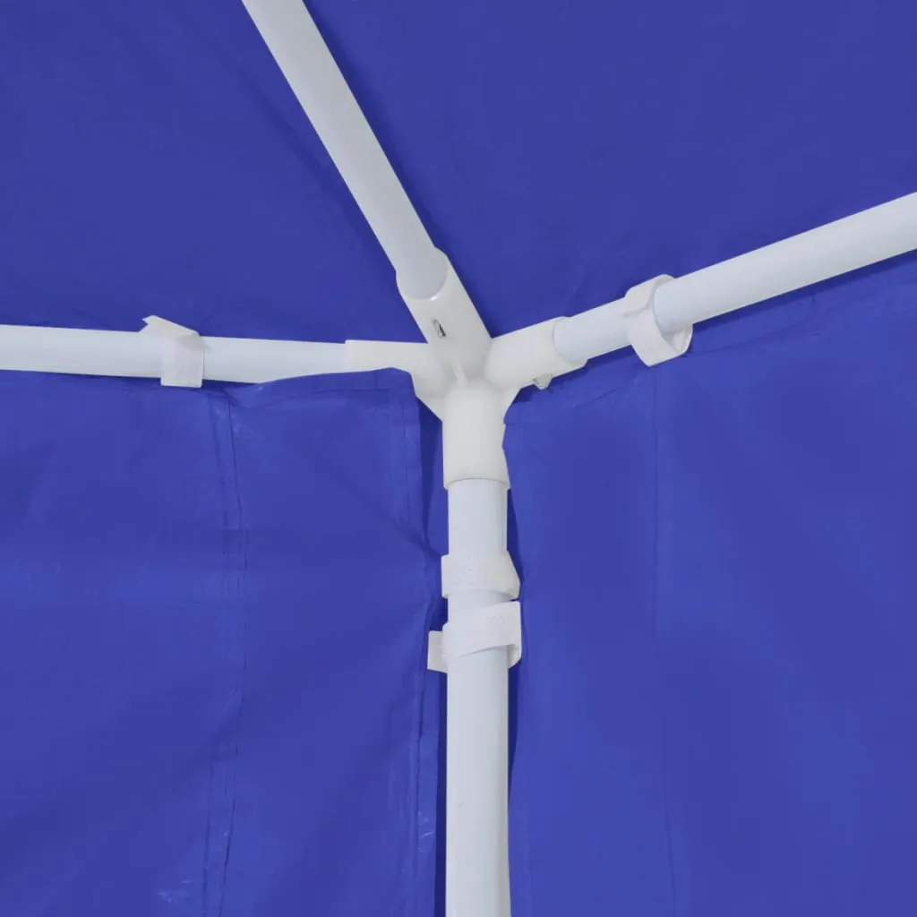 Marquee with 6 Side Walls Blue 2x2 m