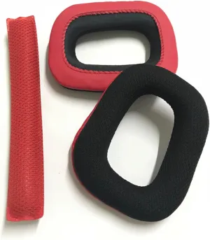 Memory Foam Ear Pads for G930 Protein Leather Headband Comfortable Elastic -