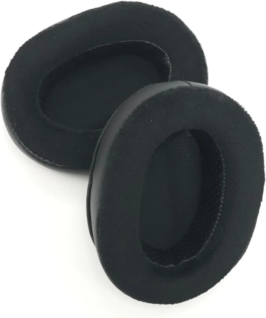 Memory Foam Ear Pads for Headphones Soft and Elastic Velour for Hm5 Q701 and Large Over-Ear Models