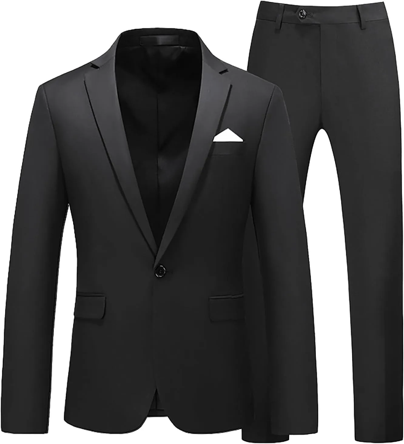 Men Suit Casual Two- Suit Love Printed Coat Jacket Pants Suit Comfortable Soft Vest Pant Two- Sets Suit for Men Slim