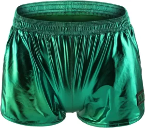 Mens Boxer Shorts Lightweight Ice Silk Hipsters Trunk PU Leather Boxers Briefs Soft Comfortable Custom Boxers