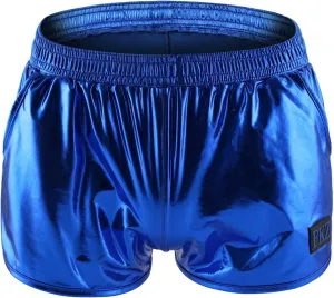 Mens Boxer Shorts Lightweight Ice Silk Hipsters Trunk PU Leather Boxers Briefs Soft Comfortable Custom Boxers