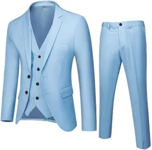 Mens Suit Casual Two- Suit Love Printed Coat Jacket Pants Suit Comfortable Soft Vest Pant Suits for Men Big and Tall