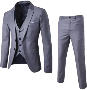 Mens Suit Casual Two- Suit Love Printed Coat Jacket Pants Suit Comfortable Soft Vest Pant Suits for Men Big and Tall