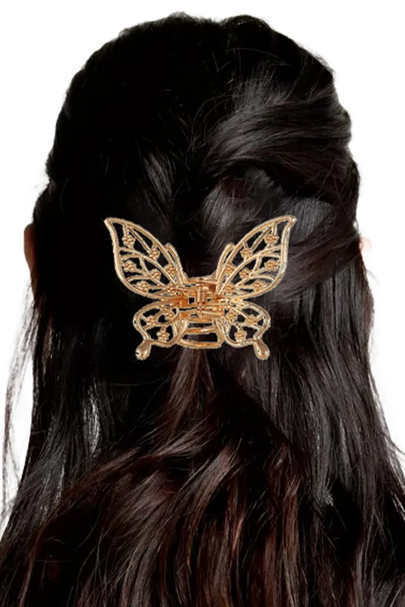 Metal Y2K Butterfly Hair Claw- More Styles Available!