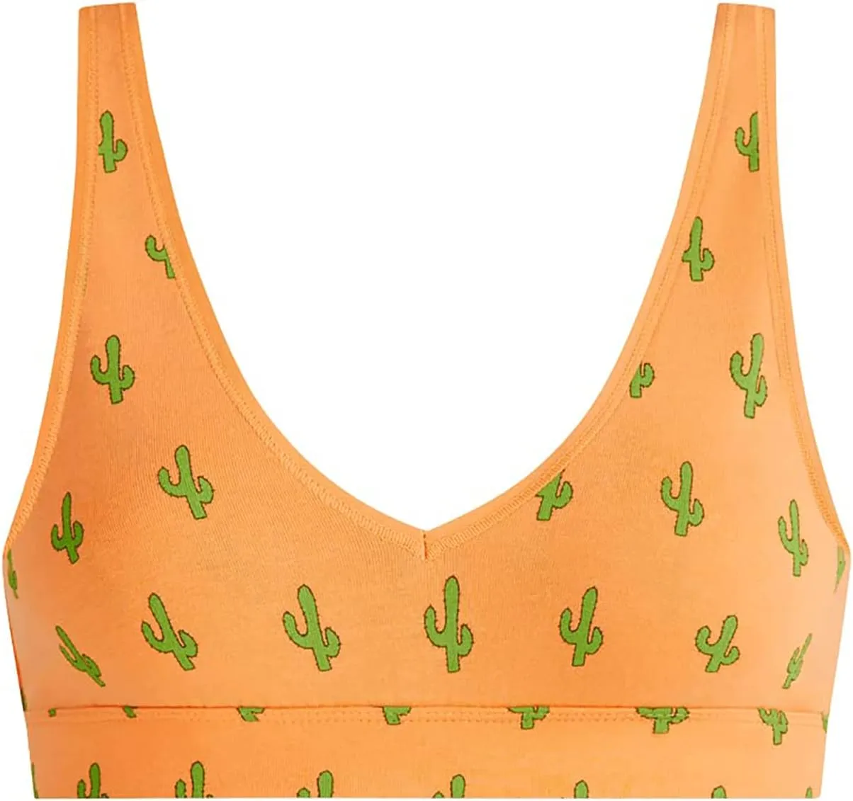 MeUndies Stretch Organic Cotton V-Neck Bra  Comfortable Bralette for Women  No Underwire - Amazon Exclusive Fabric