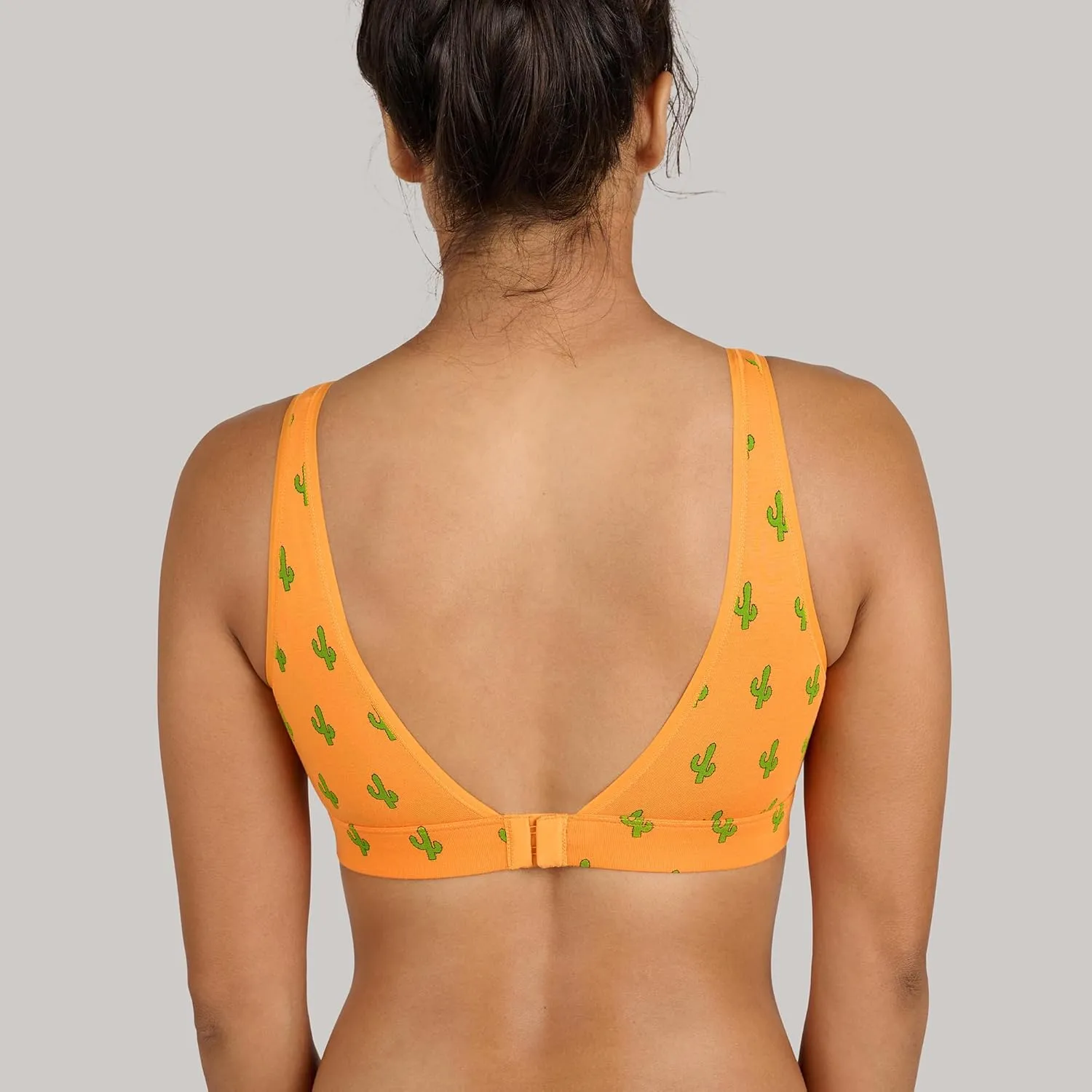 MeUndies Stretch Organic Cotton V-Neck Bra  Comfortable Bralette for Women  No Underwire - Amazon Exclusive Fabric