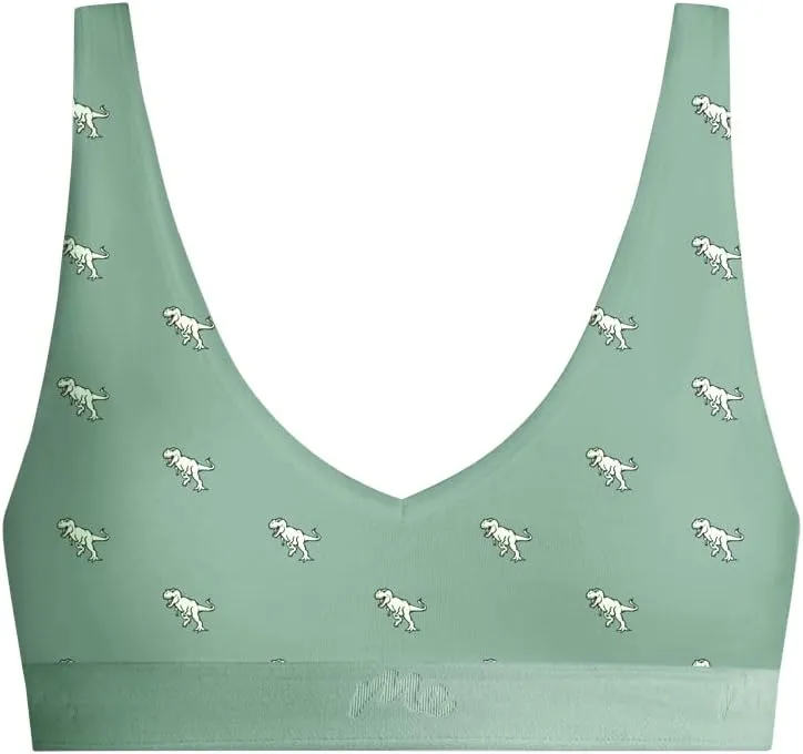 MeUndies Stretch Organic Cotton V-Neck Bra  Comfortable Bralette for Women  No Underwire - Amazon Exclusive Fabric