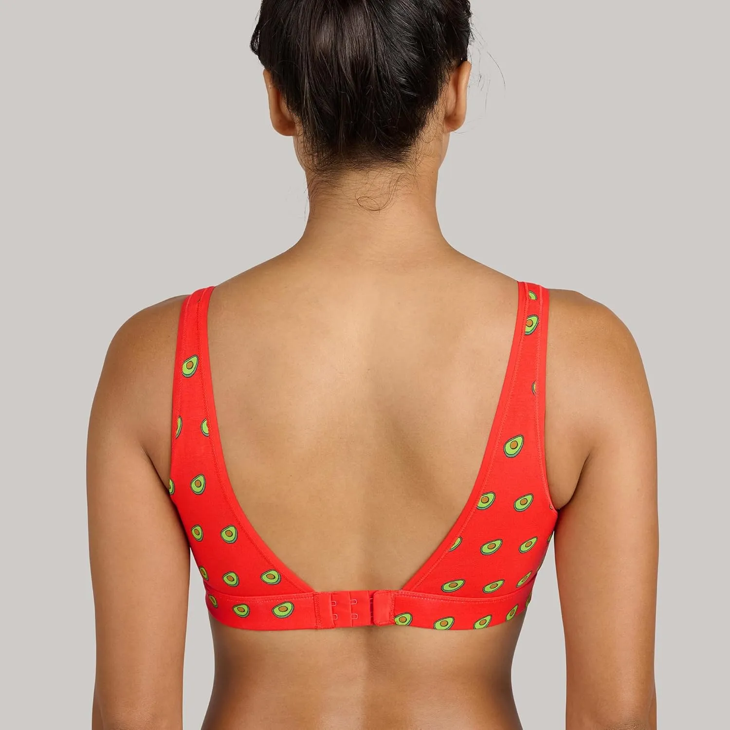 MeUndies Stretch Organic Cotton V-Neck Bra  Comfortable Bralette for Women  No Underwire - Amazon Exclusive Fabric