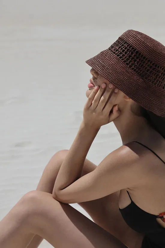 Mia Bucket Hat Chocolate