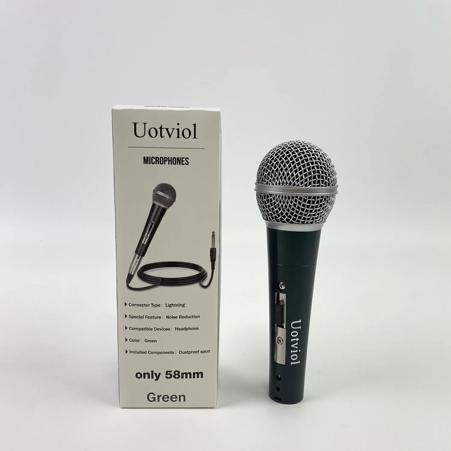 Microphones,Dynamic Microphone - Professional Studio & Live Performance Cardioid Mic for Vocals, Podcasting, and Recording