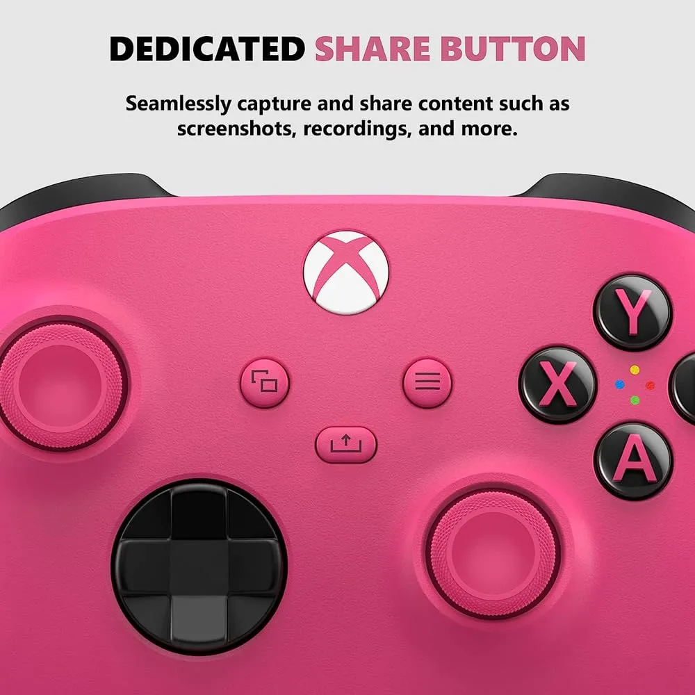 Microsoft QAU-00082 Xbox Wireless Controller Deep Pink 2 Pack