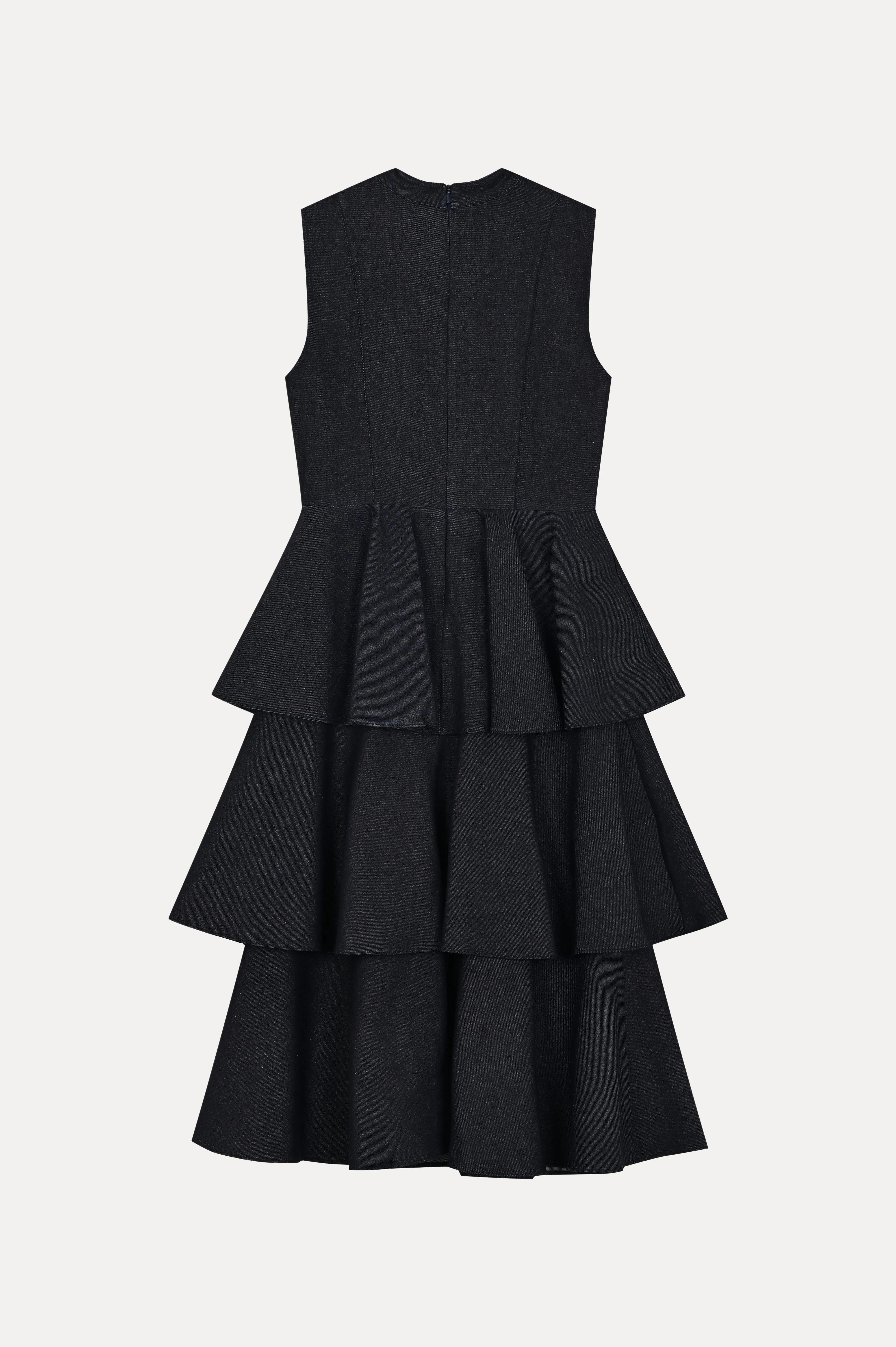 Midnight Navy Layered Dress