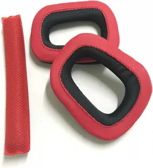 Mikikit Protein Leather Ear Pads for G930 Replacement Cushions Memory Foam for Comfortable Listening