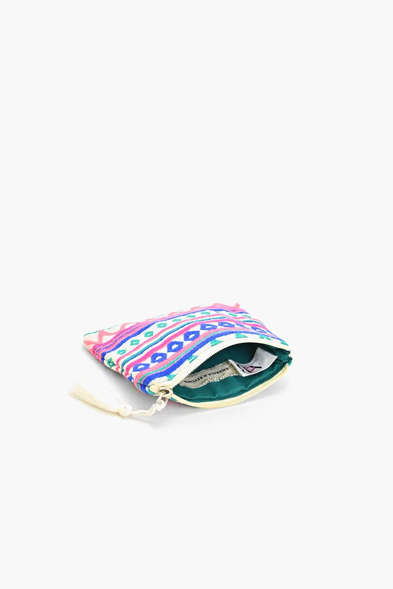 Multi Handwoven Jacquard Coin Bag