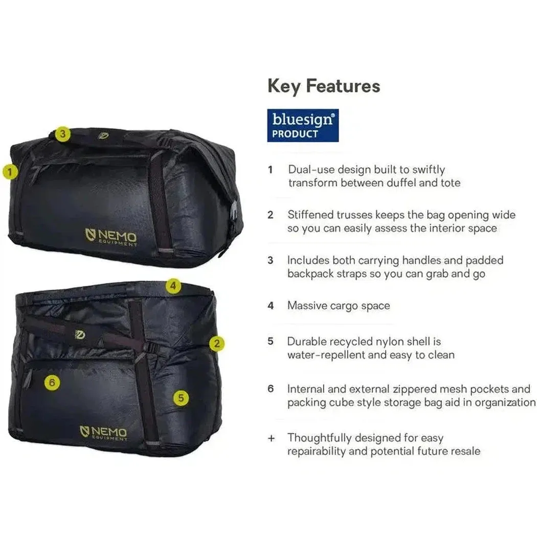 NEMO Double Haul™  Convertible Duffel & Tote