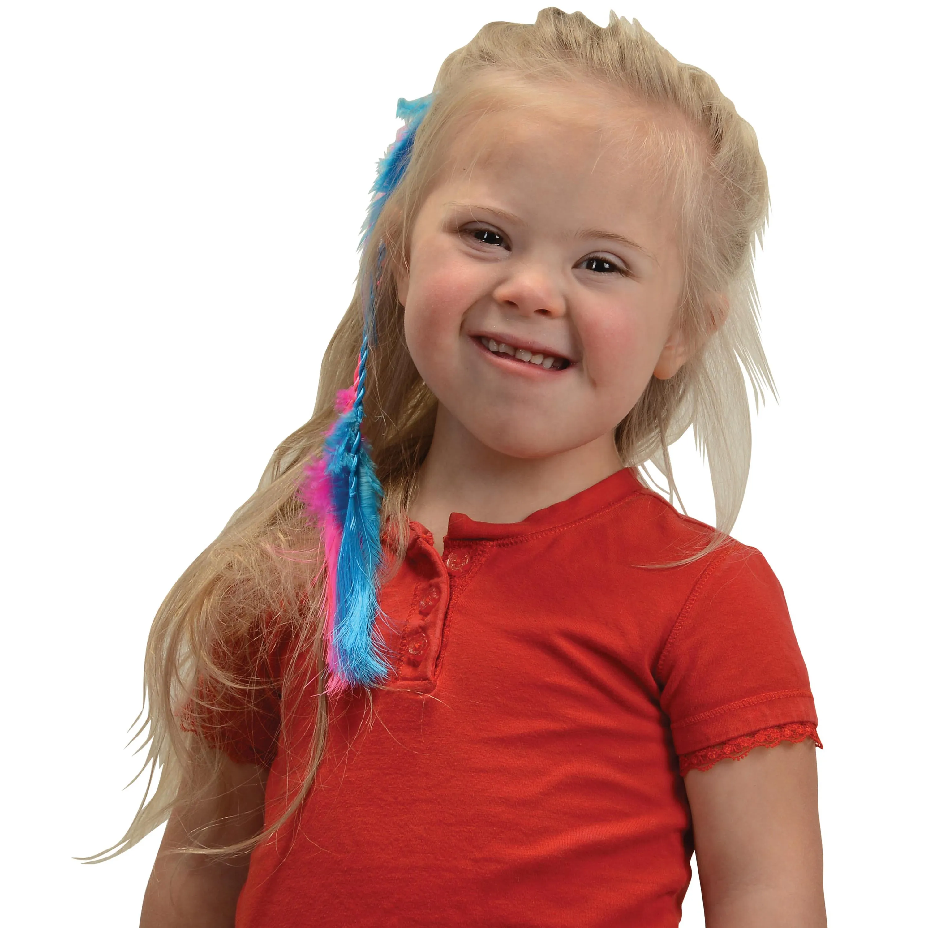 Neon Feather Hair Clips