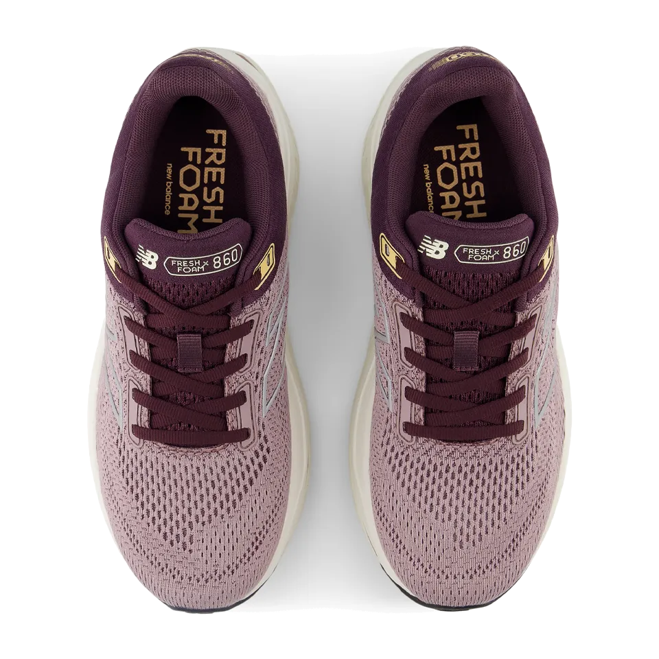 New Balance Women's Fresh Foam X 860 v14 Ice Wine/Plum Brown