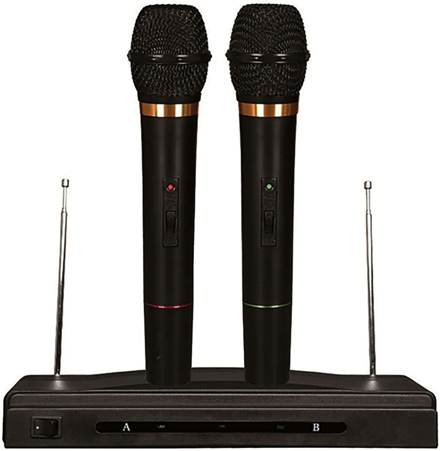 Nutek MC0306 2 Professional Dynamic Wireless Microphones