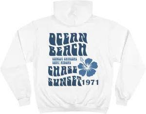 Ocean Beach Hoodie, Aesthetic Summer Hoodies with Words on the Back, Sunset Chasers Sweatshirt, Trendy Oversized Tees