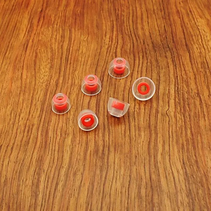 PAC LStips 4.5mm Replacement Silicone Eartips Soft Universal (S/M/L) Ear Tips, in-Ear Earbuds Tips for 4.5mm-6.5mm Inner Nozzle Ear Earphones/Sports Earbuds/Wireless IEMs (3 Pairs) (MMM)