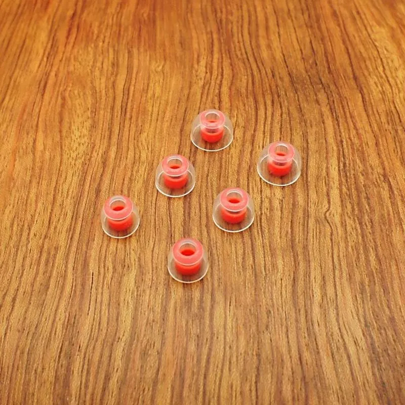 PAC LStips 4.5mm Replacement Silicone Eartips Soft Universal (S/M/L) Ear Tips, in-Ear Earbuds Tips for 4.5mm-6.5mm Inner Nozzle Ear Earphones/Sports Earbuds/Wireless IEMs (3 Pairs) (MMM)