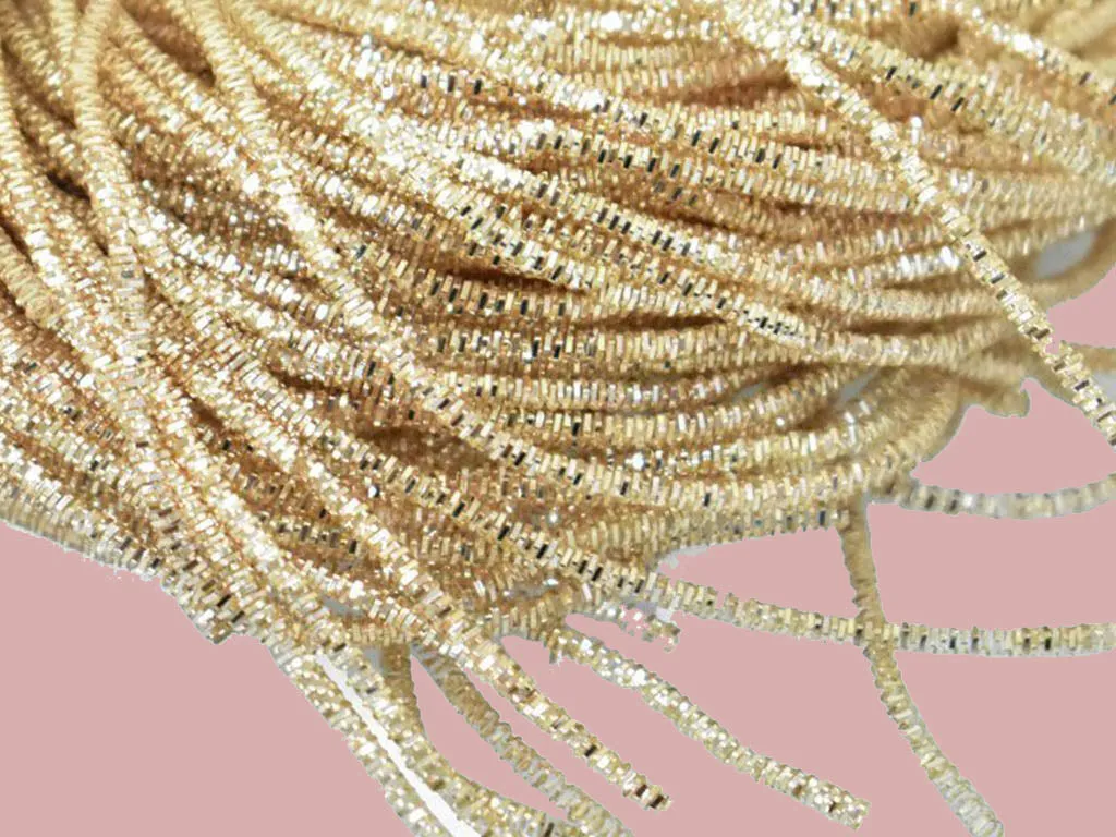 Pale Golden Nakshi / Bullion Wire (Wholesale)