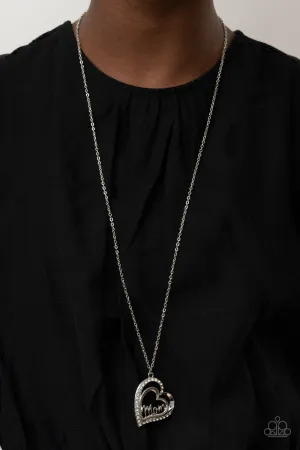 Paparazzi Accessories - A Mothers Heart - White Necklace