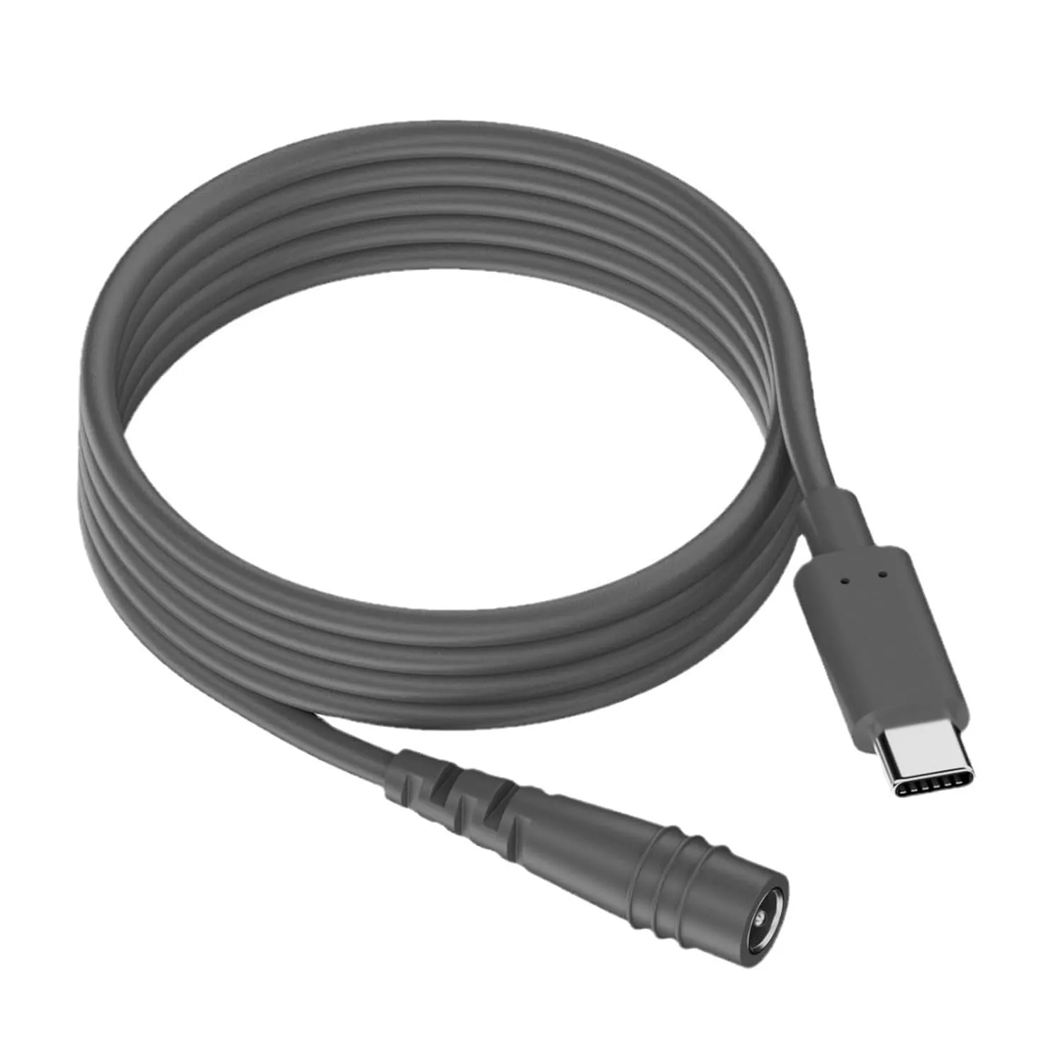 PD100W USB Type C Male to DC5521 5.5x2.1mm Female Power Extension Cable for Laptops and Mobile Devices Power Supply