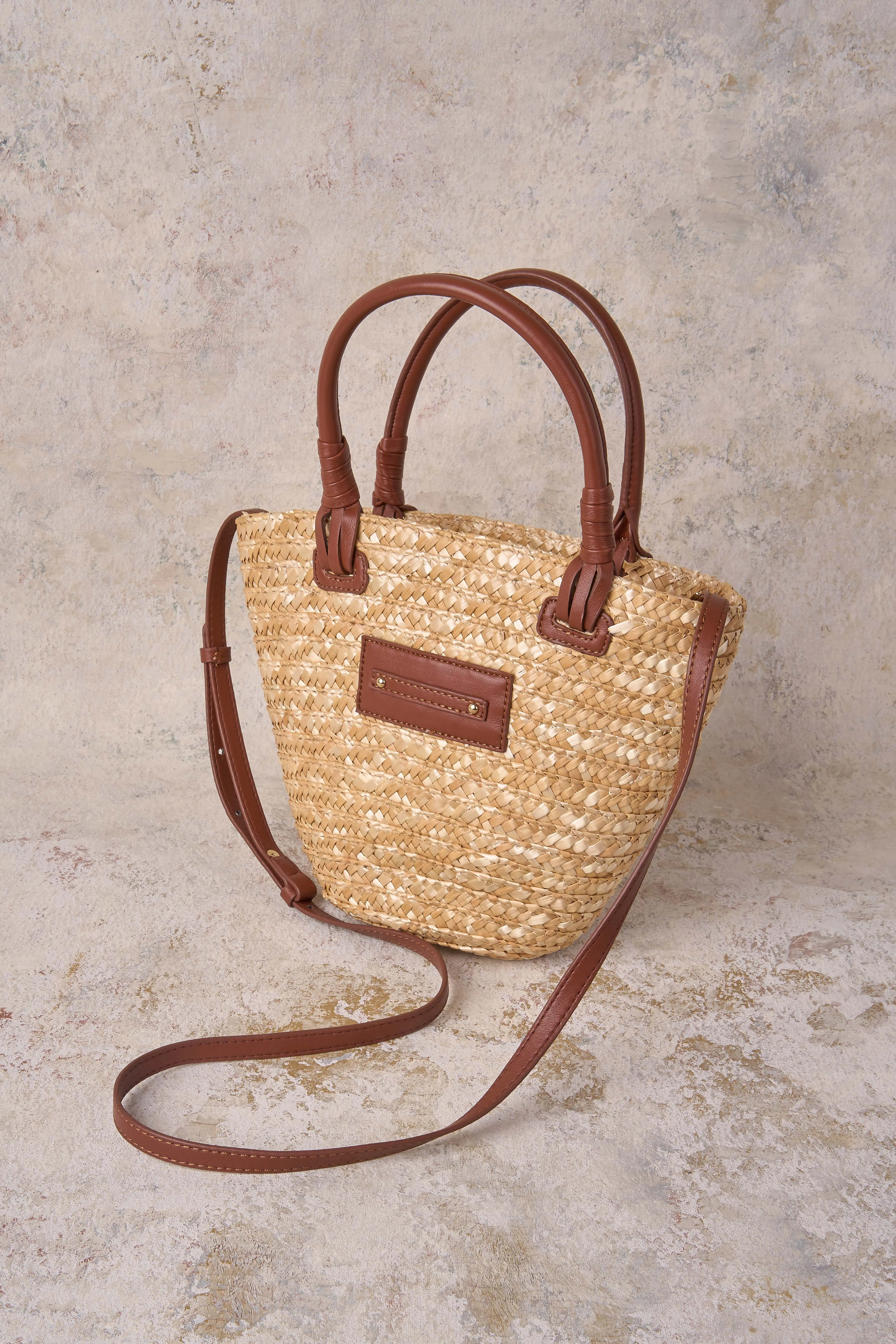 Petite Basket Bag - Natural