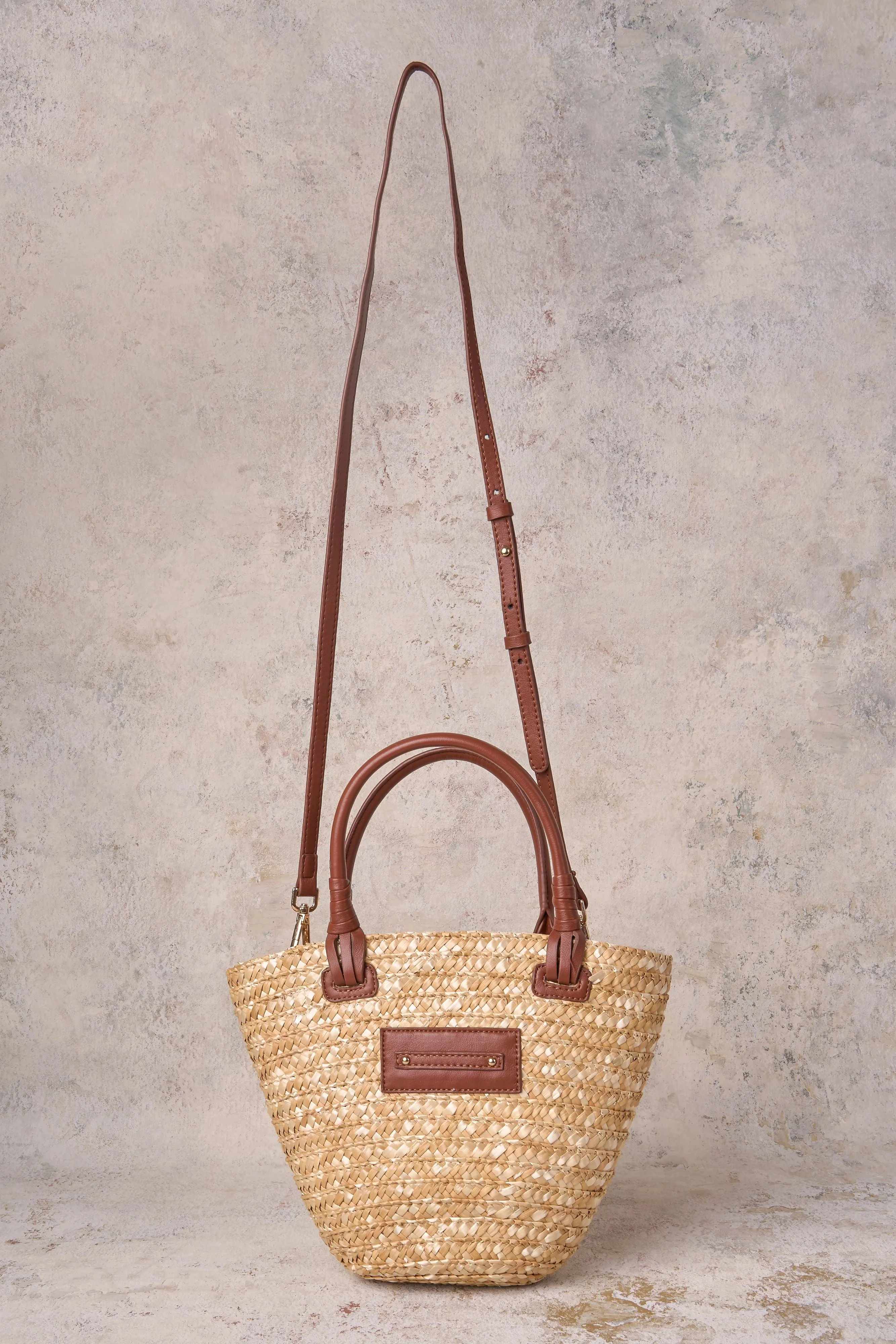 Petite Basket Bag - Natural
