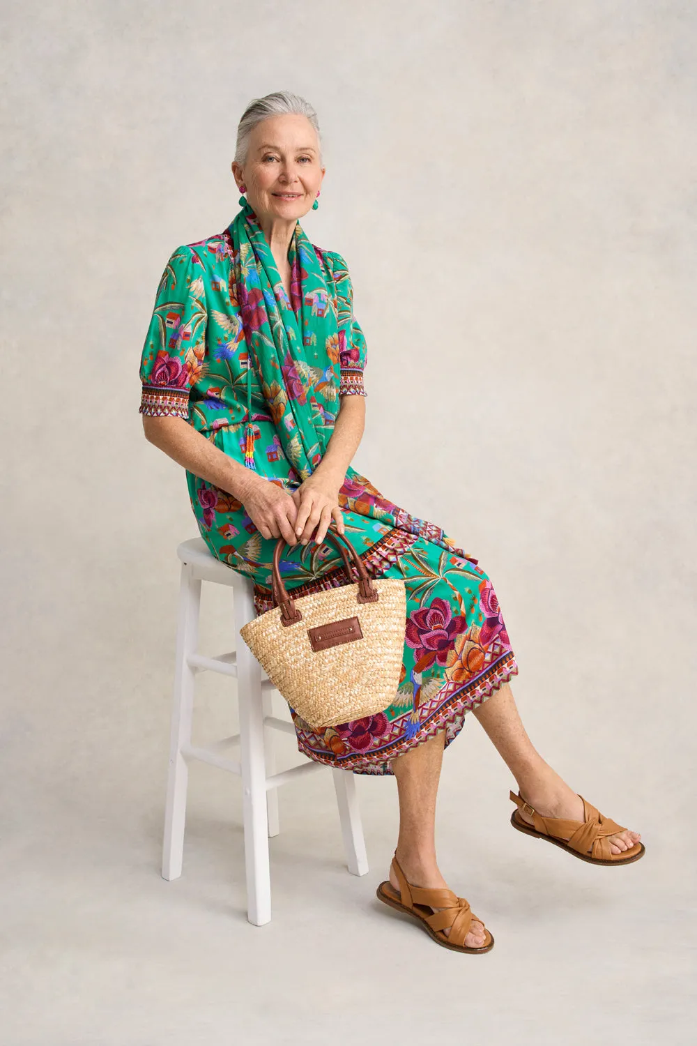 Petite Basket Bag - Natural