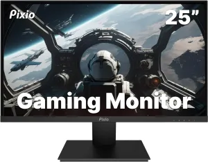 Pixio PX257 Prime 24.5 inch (24 inch / 25 inch Equivalent) 144Hz Refresh Rate FHD 1080p Resolution Fast Nano IPS Panel 1ms GTG Response Time Gaming Monitor with Adaptive Sync Compatible as 24 inch