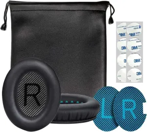 Premium Replacement Ear Cushions for Bose QC35 and QC35ii with Comfortable Adaptive Memory Foam for Extra Durability - for Bose QuietComfort 35 (QC35) & Quiet Comfort 35 II (QC35 ii)