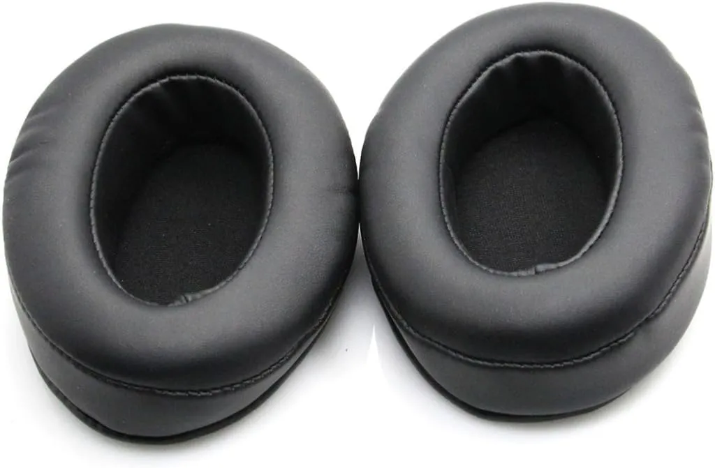 Protein Leather Ear Covers Memory Ear Pads for Hm5 Headphones High Elasticity Comfortable Quick 2-Step Replacement Wide Compatibility