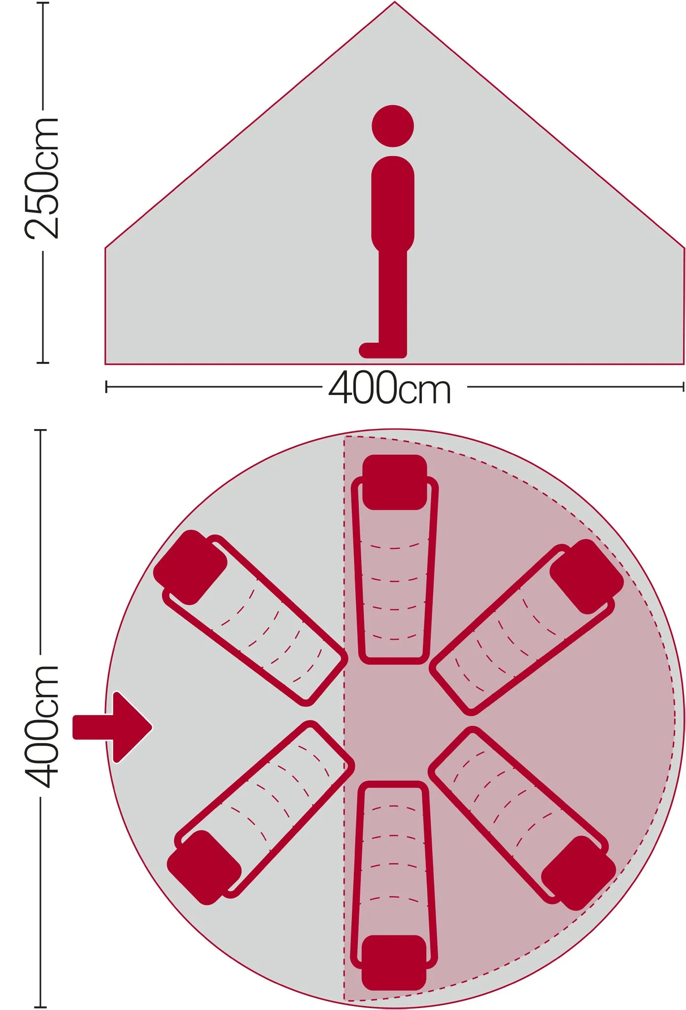 Quest Signature 5m Classic Bell Tent