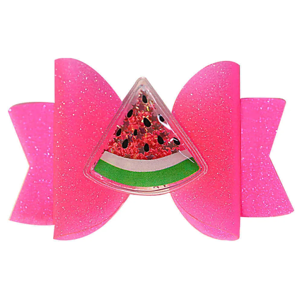 Quicksand Watermelon Jelly Hair Bow